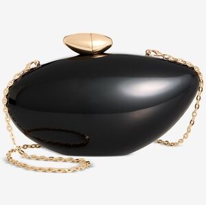 I.n.c. International Concepts Acrylic Shell Clutch  Black Clutch Or Shoulder Bag